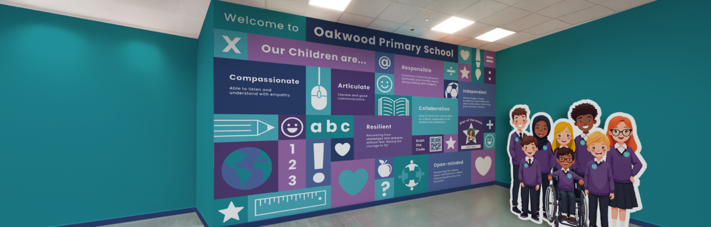 Primary School Welcome Wall